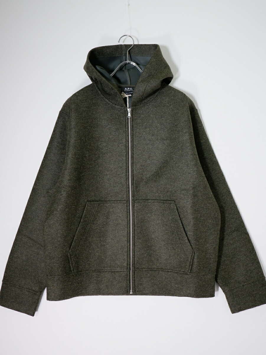 A.P.C.アーペーセーAPC 2025AW Alvin sweatshirt Alvin トレーナー パーカー上衣新品【MJKA80331】【うす暗い緑であること】【M】【未当て嵌める】【沖縄.離島以外 貨物輸送無料】【DM251216】