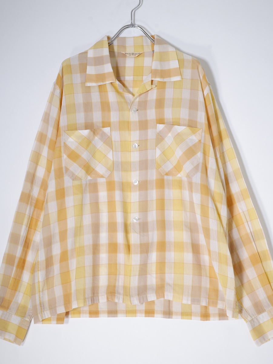 at last&co(atlast&co)アットラストBUTCHER PRODUCTS PLAID SHIRT長袖