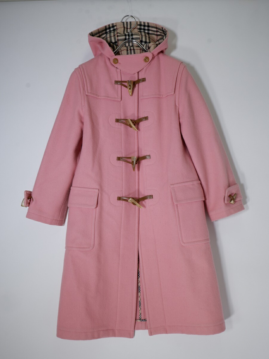 美品✨　バーバリーロンドン　ダッフルコート　ロング　ウール　水牛　ベージュ　L 美品✨ バーバリーロンドン ダッフルコート ロング ウール 水牛