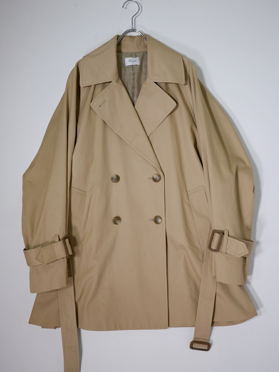 Lisiere L'Appartementリジエール アパルトモン 2023SS SHORT TRENCH COATショートトレンチコート【LCTA81834】【ベージュ】【フリー】【中古】【沖縄.離島以外 送料無料】【DM260512】｜ブランド古着の買取販売 渋谷FILT 21,734円