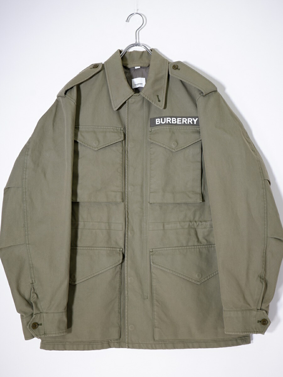 BURBERRY/バーバリー MIDDLETON JACKET M-65ミリタリーフィールドジャケット【MJKA73836】【オリーブカーキ】【48】【中古】【沖縄.離島以外 送料無料】【DM240101】