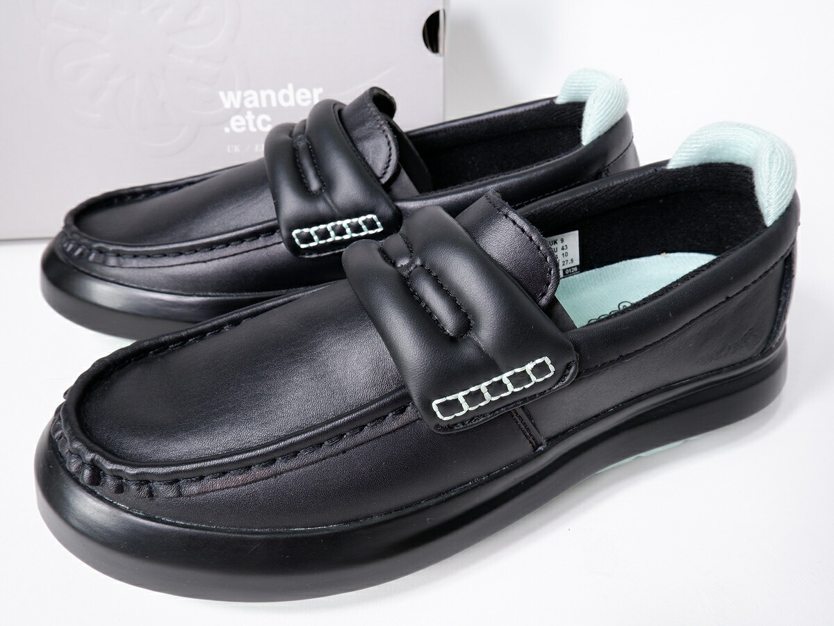 wander.etcワンダー anytee別注UPTOWN ローファースニーカー新品【MFWA82338】【BLACK|MINT】【27.5cm】【未使用】【沖縄.離島以外 送料無料】【DM260630】｜ブランド古着の買取販売 渋谷FILT