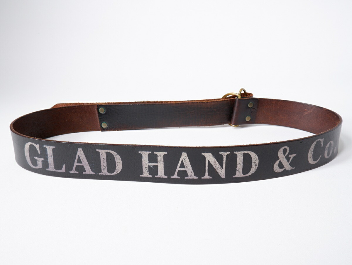 【百貨店SALE継続期間中尖んがり5倍!】GLAD HANDグラッドハンド なめし革三尺帯【MZCA82042】【赤銅色】【-】【中古】【沖縄.離島以外 貨物輸送無料】【DM260526】