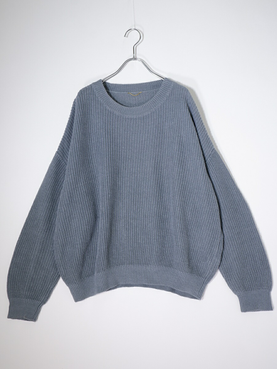 L\u0027Appartementアパルトモン LINEN BOYS KNITリネンボーイズニット【LKNA82247】【青色】【無償性】【中古】【沖縄.離島以外 貨物輸送無料】【DM260602】