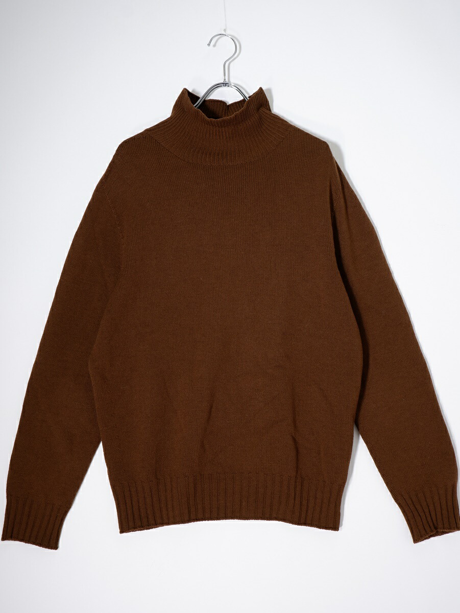 【美品】MHL. マーガレットハウエル 19AW ハイネック ニット キャメル 楽天市場】ニット レディース（ブランドマーガレットハウエル