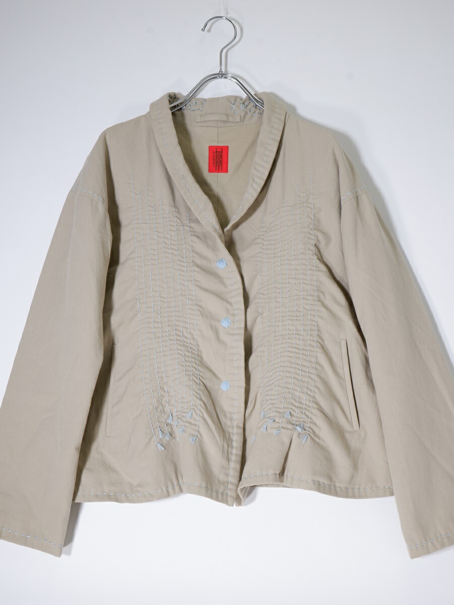 イッセイミヤケハートジャケット ISSEY MIYAKE HaaT HeaRT イッセイミヤケ ハート 裏刺繍デザイン