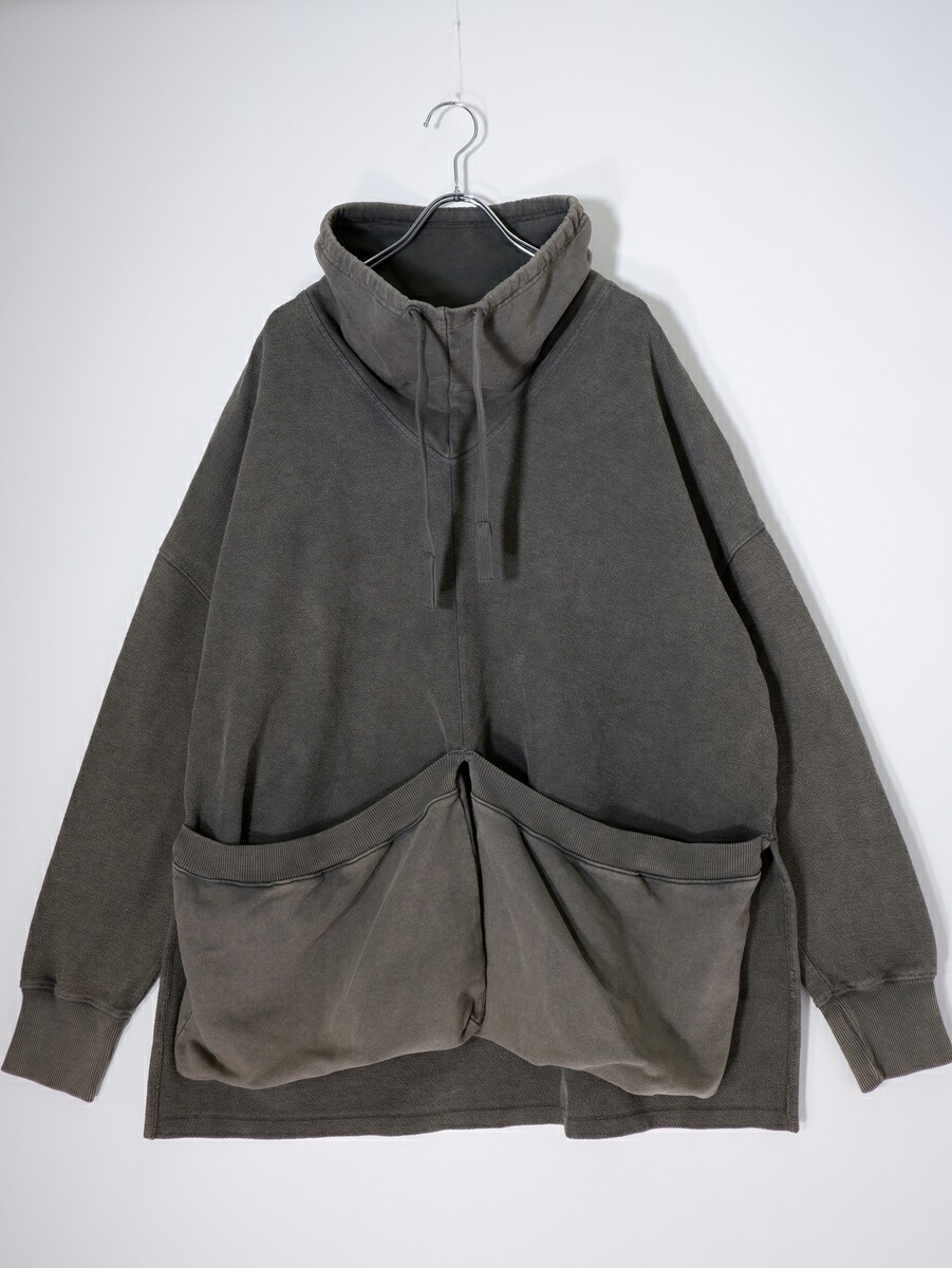 【百貨店SALE継続期間中尖んがり5倍!】T/SEHNEお茶セーヌ川 2023AW FOLD-UP-POCKET TERRY SWEATSHIRTフォールドアップポケット トレーナー新品【MTSA79149】【DARK GREY】【46】【未当て嵌める】【沖縄.離島以外 貨物輸送無料】【DM250826】