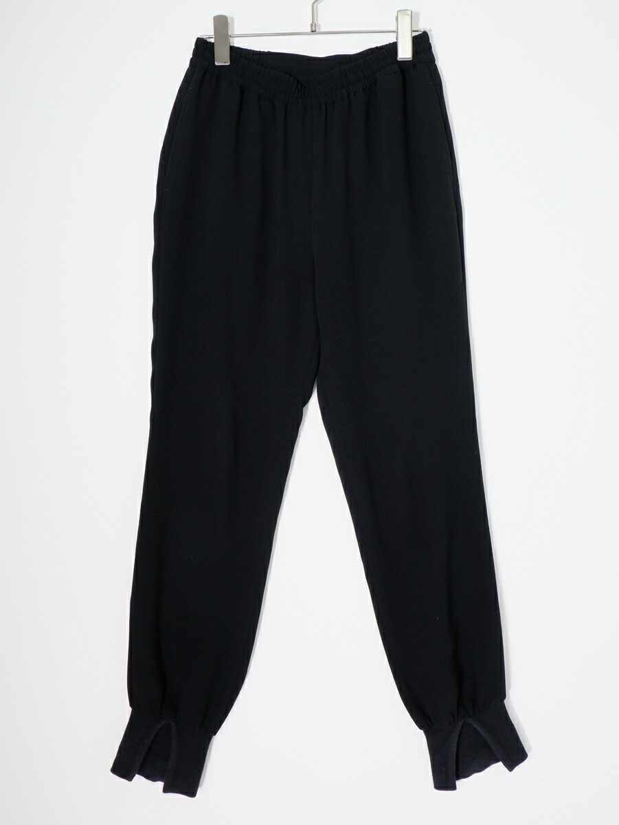 Col Pierrotコルピエロ L\u0027Appartementアパルトモン買いもとめるRib pantsリブパンツ【LPTA82250】【黒いこと】【36】【中古】【沖縄.離島以外 貨物輸送無料】【DM260602】