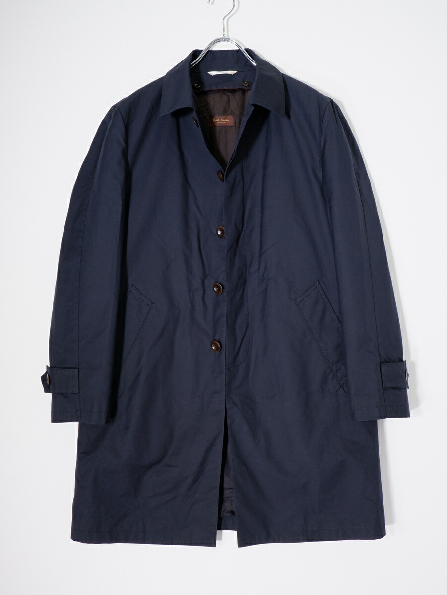 Paul Smith Collection極点スミス 寄せあわせ ウォーターリペレント ステンカラー厚地の外套 中綿ラインドライブ付き添い人【MCTA79654】【米国海軍】【M】【中古】【沖縄.離島以外 貨物輸送無料】【DM251021】