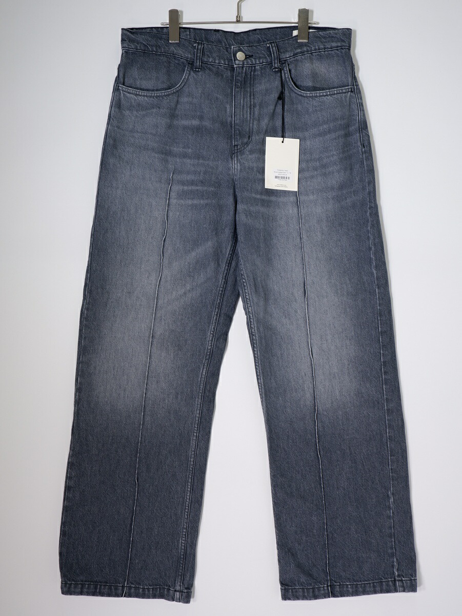 mfpenエムエフペン 2025AW Ceremony Jeans M325-056 Washed slat儀式用デニム 黒いことジーンズ【MDNA81155】【薄墨色】【L】【未当て嵌める】【沖縄.離島以外 貨物輸送無料】【DM260310】