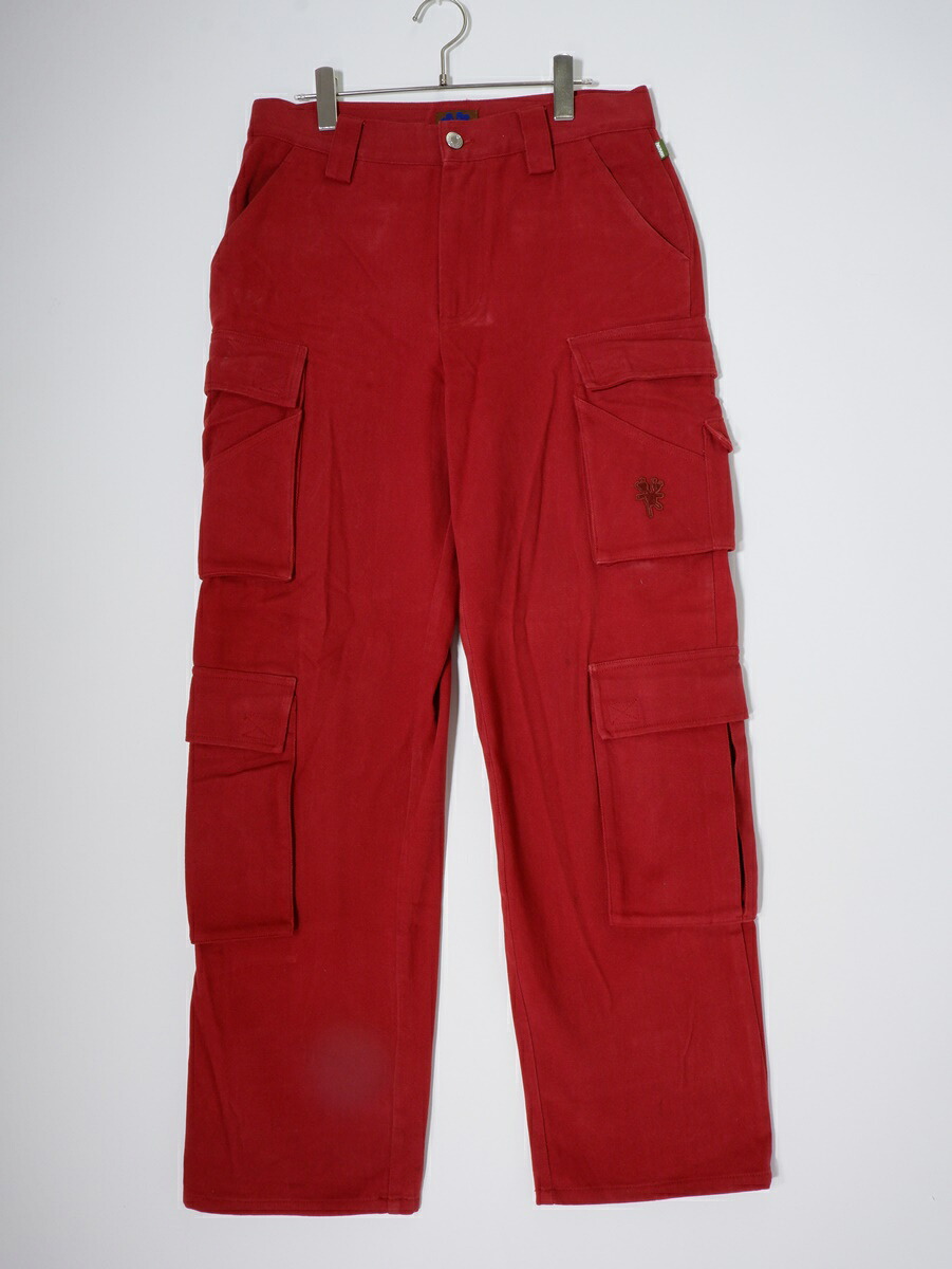 HEAVEN BY MARC JACOBSヘブン バイ マークジェイコブス 2021AW CARGO PANTSメンズ カーゴパンツ【MPTA79457】【エンジ】【M】【中古】【沖縄.離島以外 送料無料】【DM250923】