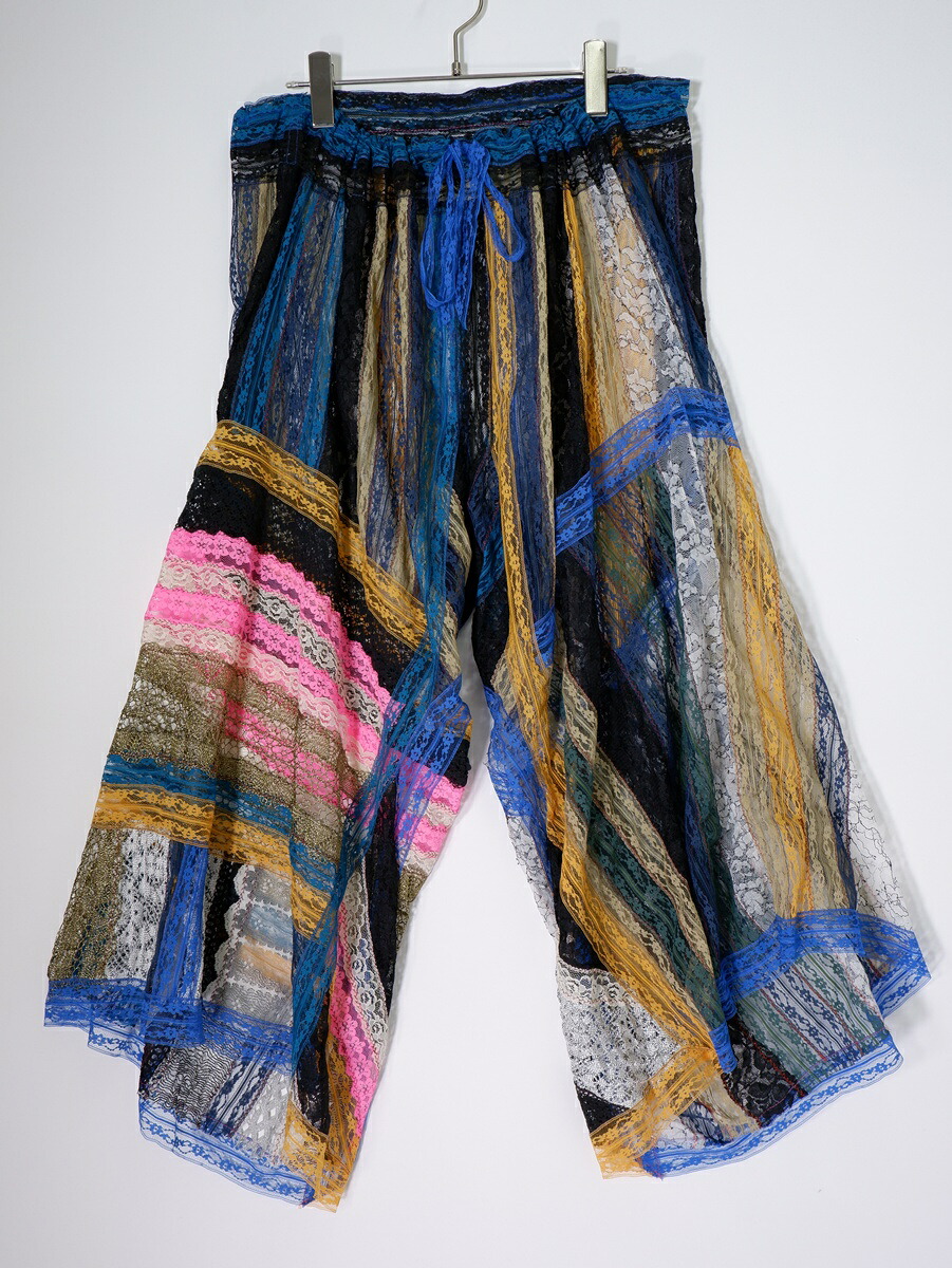 SC103エスシー103Sophie Andes-Gascon リメイク パッチワークレースパンツ【LPTA81659】【マルチ色つや】【-】【中古】【沖縄.離島以外 貨物輸送無料】【DM260519】