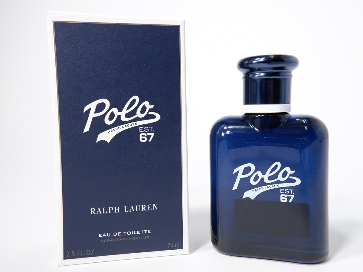 RALPH LAURENラルフローレン Polo67  ポロ67オー ド トワレ 75mLほぼ未当てはめる【MZCA81260】【-】【75mL】【中古】【沖縄.離島以外 貨物輸送無料】【DM260317】