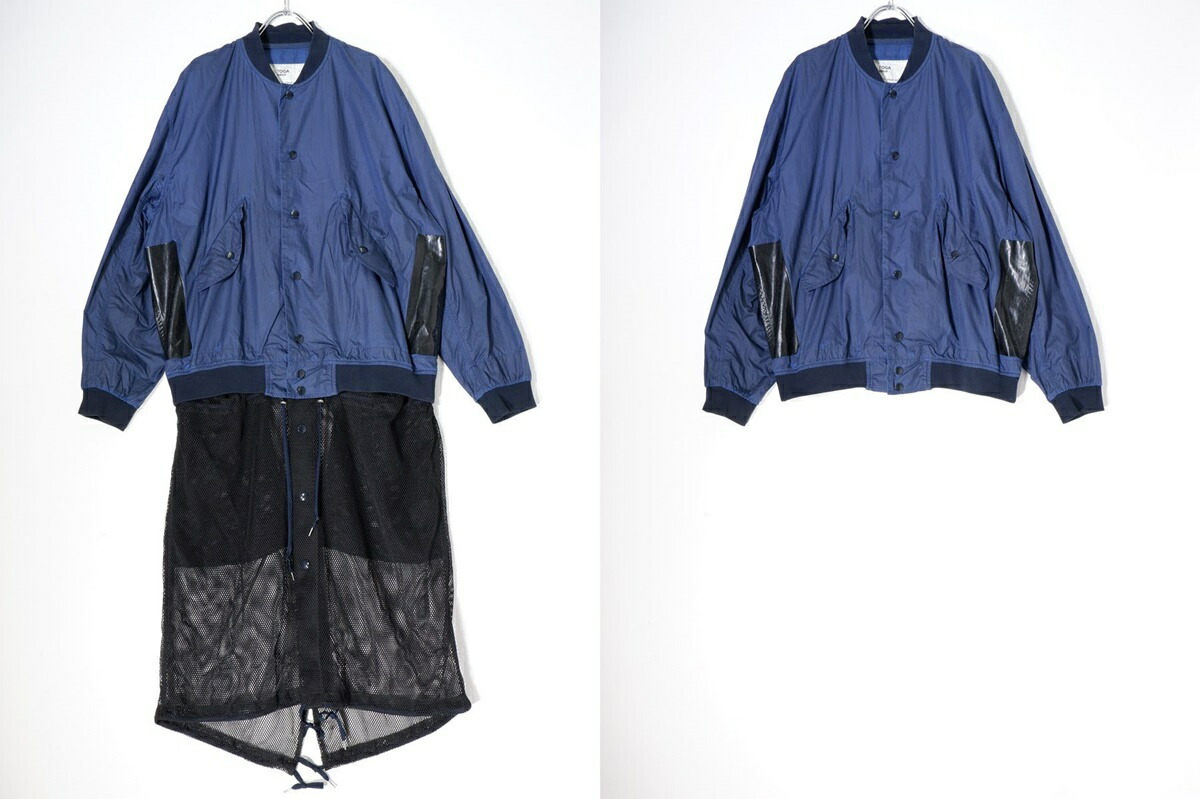 半澤直樹 Toga Virilis スイングトップ ネイビー TOGA VIRILIS 2024aw