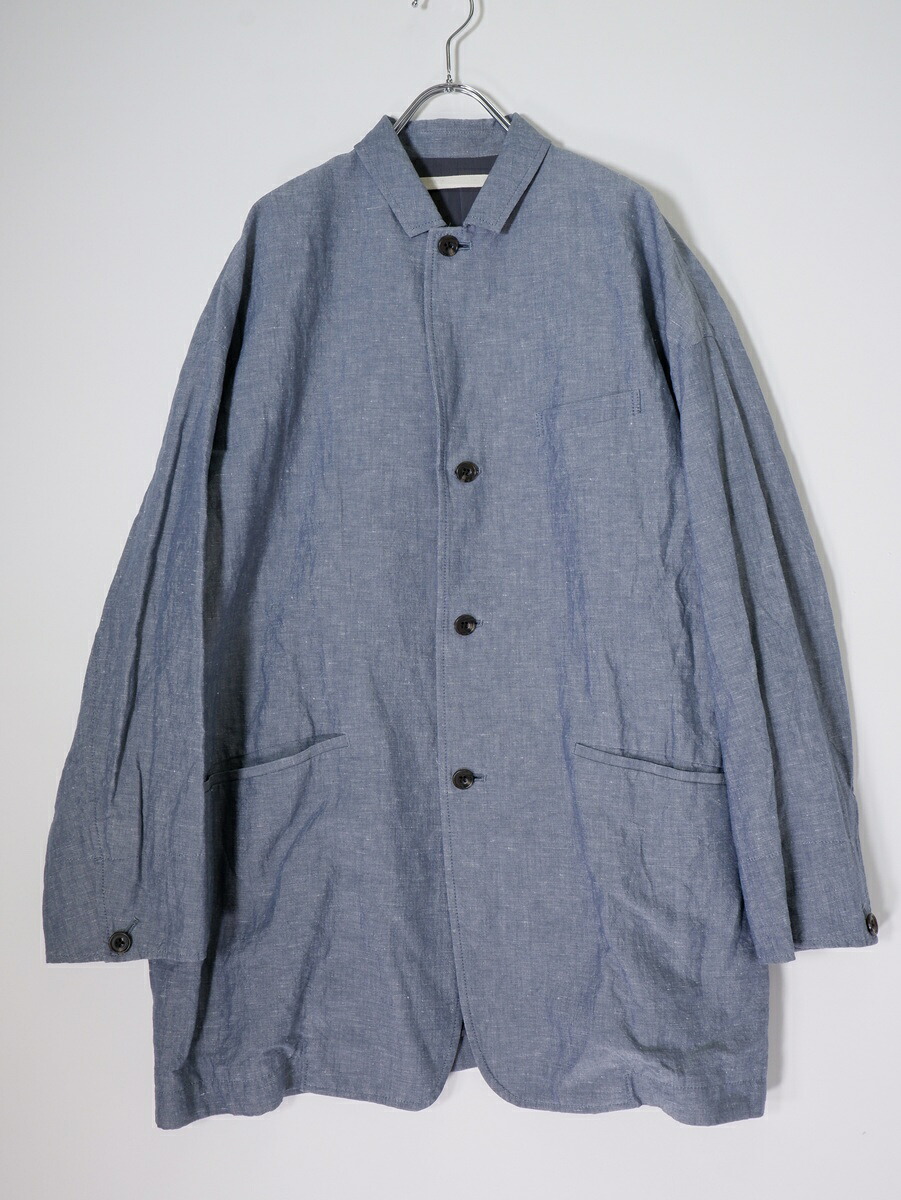 journal standard luxeジャーナルスタンダード ラックス 2022 LCワッシャー シャンブレージャケット【LJKA81366】【ブルー】【フリー】【中古】【沖縄.離島以外 送料無料】【DM260331】