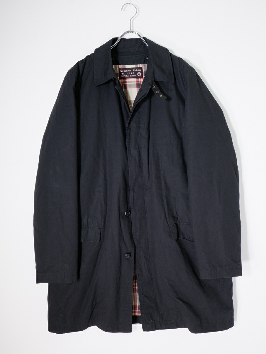 【百貨店SALE継続期間中尖んがり5倍!】SOFT MACHINEソフトマシーン COVERS STAND FALL COLLAR COAT 中綿ラインドライヴ付き添い人 パラフィン油綿織物 スタンドフォールカラーコート【MCTA81066】【黒いこと】【XL】【中古】【沖縄.離島以外 貨物輸送無料】【DM260303】