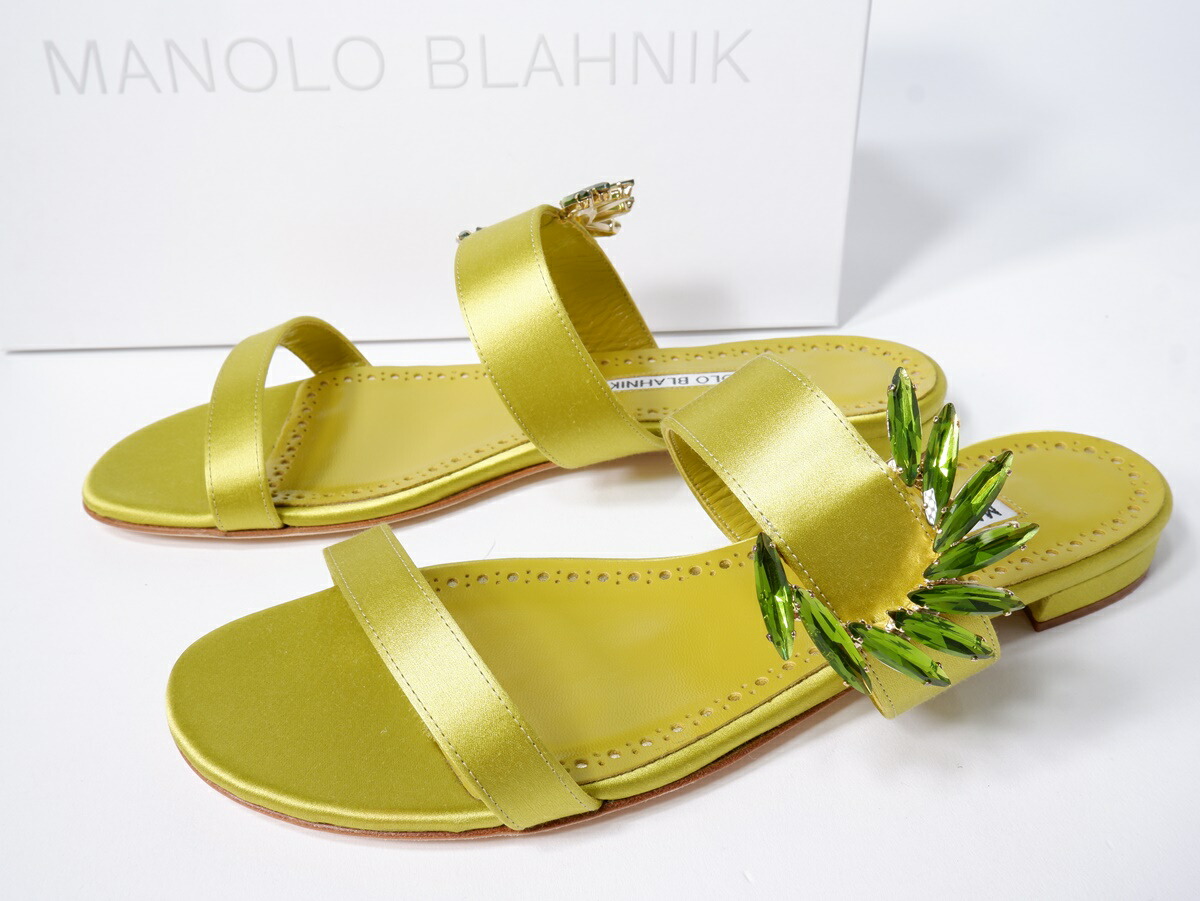 【正規品】MANOLO BLAHNIK ミュール　サイズ 39 Manolo Blahnik Red Patent Leather Chaos 95mm Sandals Size 39