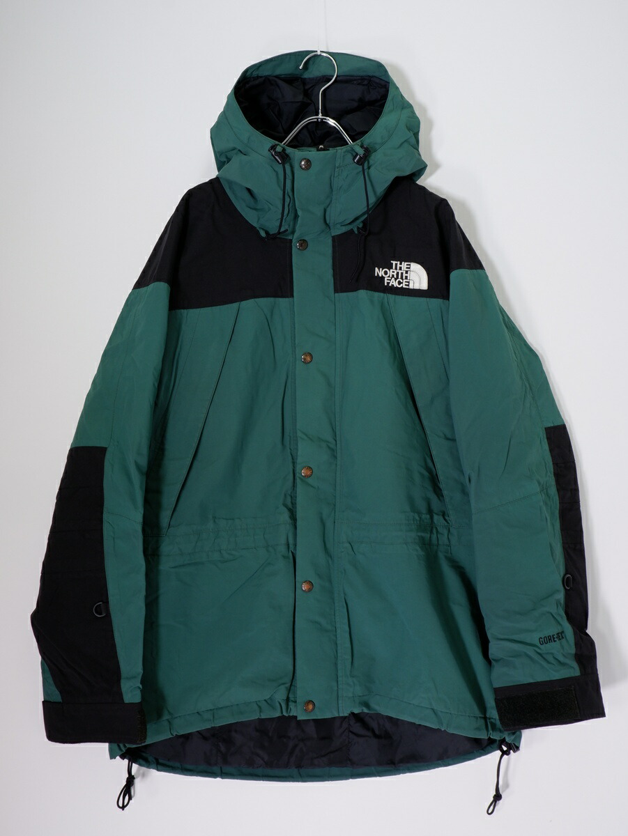 【百貨店SALE継続期間中尖んがり5倍!】THE NORTH FACEザ 北の方人間の顔 1990’s マウンテンガイドジャケット ゴアテックスMOUNTAIN GUIDE JACKET GORE-TEX【MJKA81568】【緑であること】【L】【中古】【沖縄.離島以外 貨物輸送無料】【DM260428】