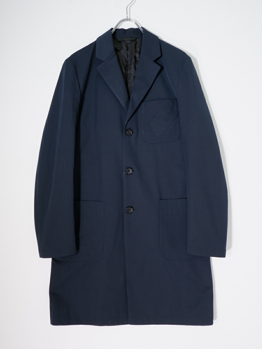 N.HOOLYWOODエヌハリウッド ポリエステルレーヨン チェスターショップコート【MCTA81374】【ネイビー】【36】【中古】【沖縄.離島以外 送料無料】【DM260331】