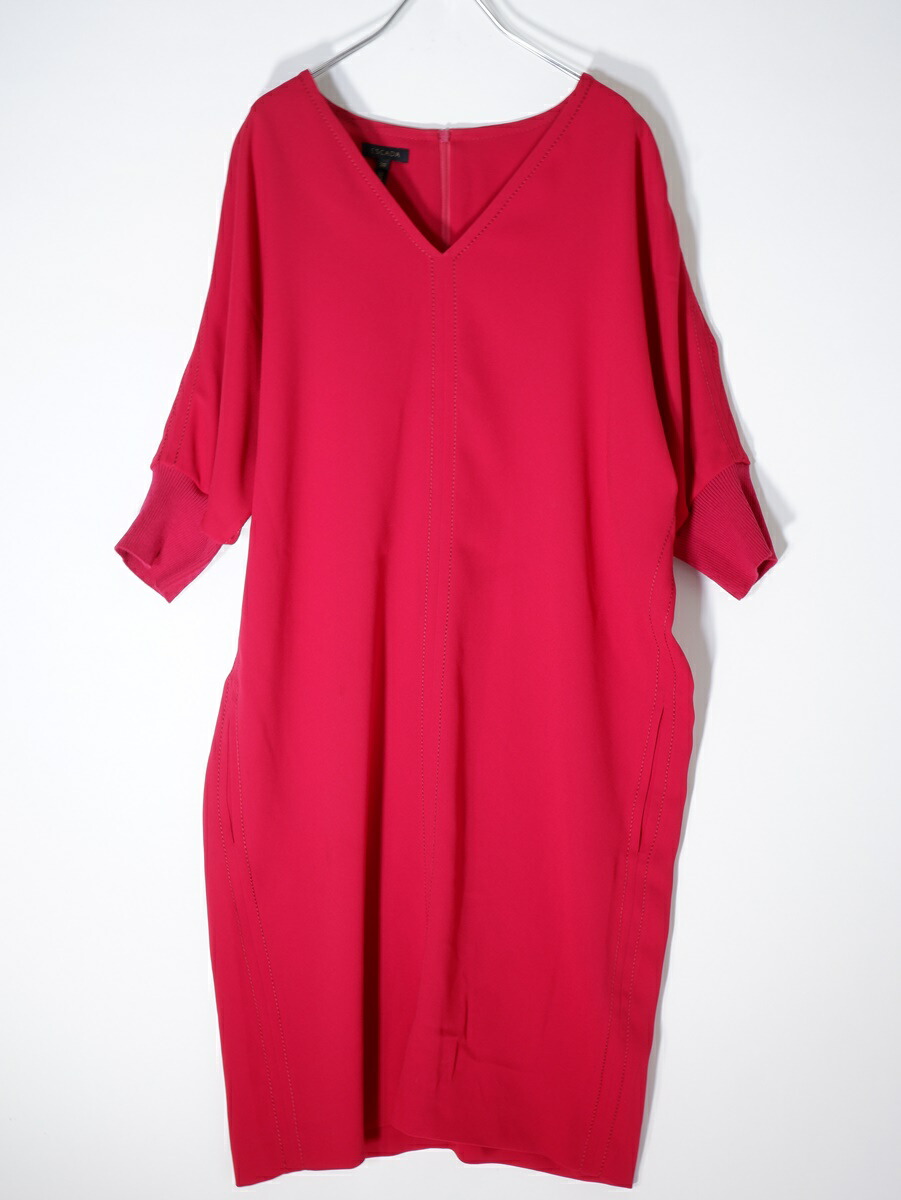 Escadaエスカーダ ドレープワンピース Lopa エンジ系 38 中古 2点以上同時購入で送料無料 Dm Fitzfishponds Com