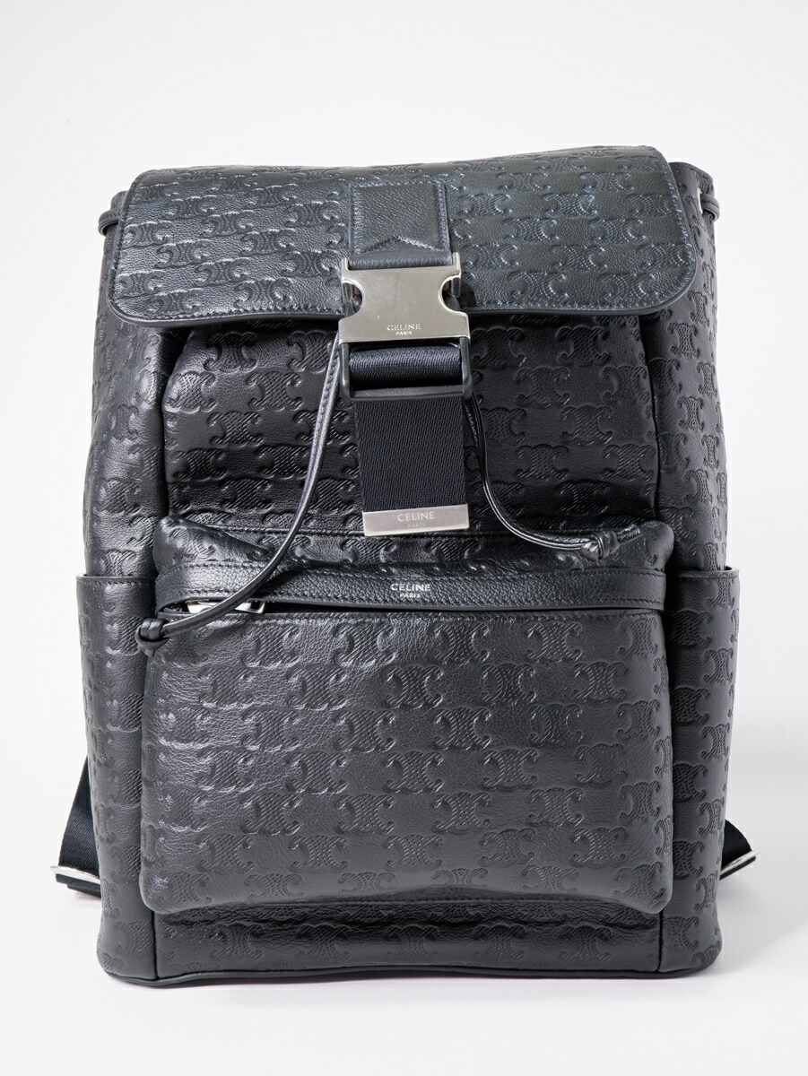 CELINE ミディアム　トリオンフキャンバス & カーフスキン ミディアムボックス / トリオンフキャンバス＆カーフスキン - タン