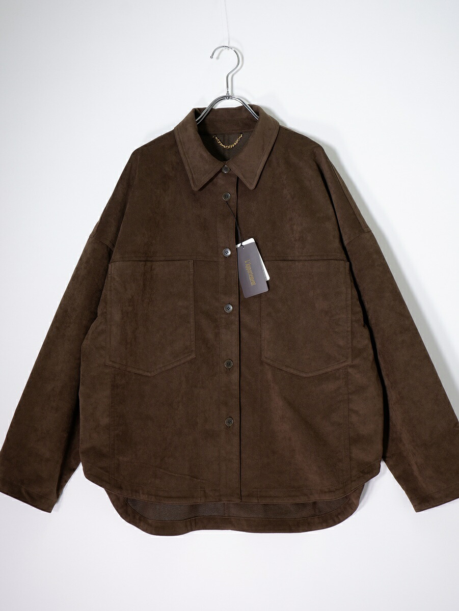 L'Appartementアパルトモン 2025AW ULTRASUEDE JACKETウルトラスエードジャケット新品【LJKA80577】【カーキ C】【フリー】【未使用】【沖縄.離島以外 送料無料】【DM251230】