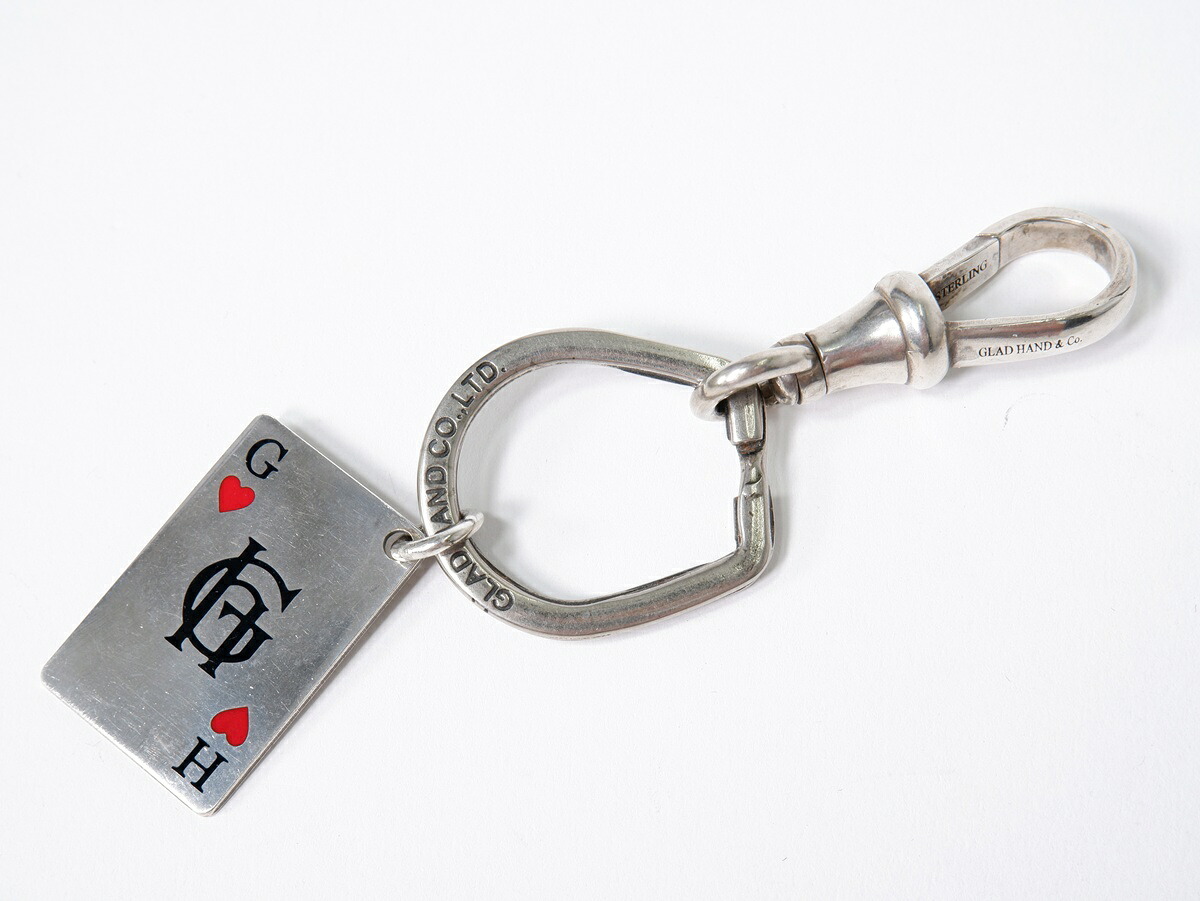 GLAD HANDグラッドハンド シルバー925 GLAD HAND JEWELRY Trump Key Holderキーホルダー【MZCA82578】【シルバー】【-】【中古】【沖縄.離島以外 送料無料】【DM260707】｜ブランド古着の買取販売 渋谷FILT