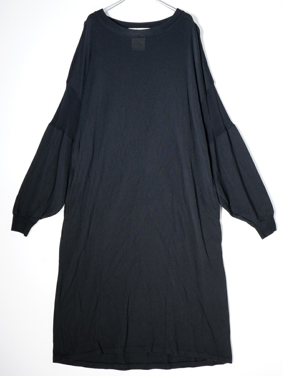 REMI RELIEF レミレリーフ ワンピース ブラック 黒 サイズ:FREE / フィラメント レーヨン ニット ワンピース / Filament Rayon OnePiece / ロング丈 長袖 クルーネック コットン / 日本製 / トップス ドレス【レディース】【中古】【K4372】 楽天市場】REMI RELIEF レミレリーフ ワンピース ブラック 黒 サイズ