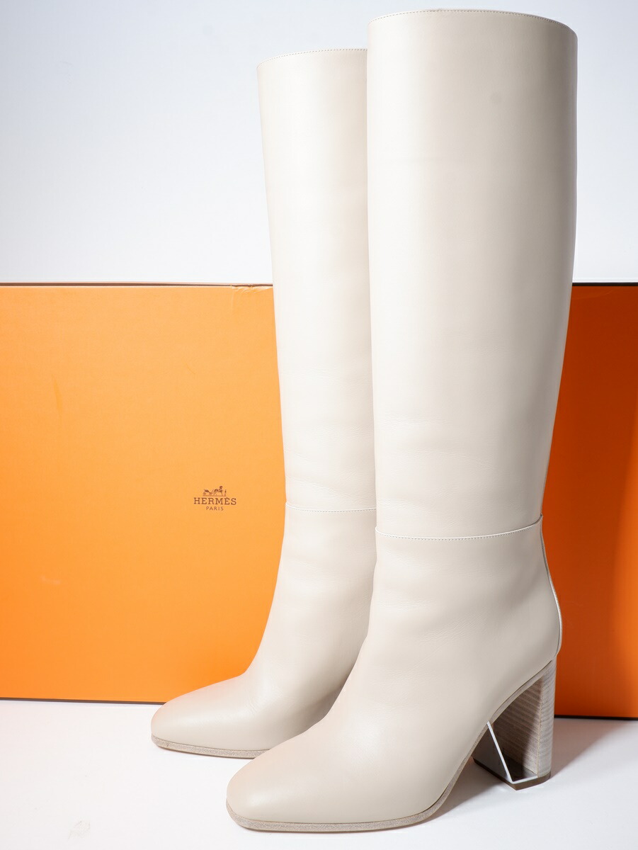 楽天市場】【エルメス】Hermes ストーリー ケリー レザーロングブーツ