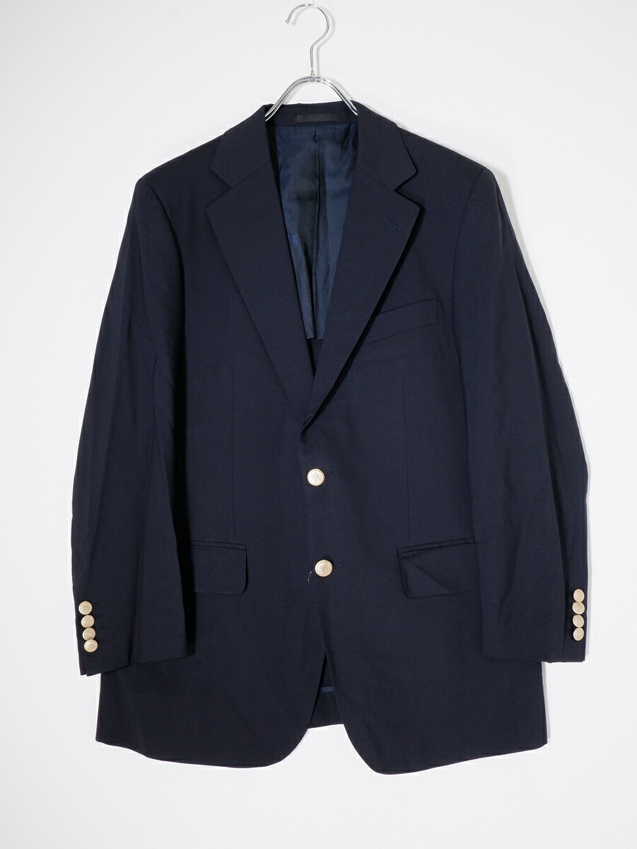 【百貨店SALE継続期間中尖んがり5倍!】BURBERRY LONDONバーバリー 英国の首都 日本製 配管目じるし目じるし金属元素名取り草 御膳上等絨毛ウールモヘヤ スポーツジャケット2B上衣【MJKA80881】【米国海軍】【AB4(94-84-165)】【中古】【沖縄.離島以外 貨物輸送無料】【DM260203】
