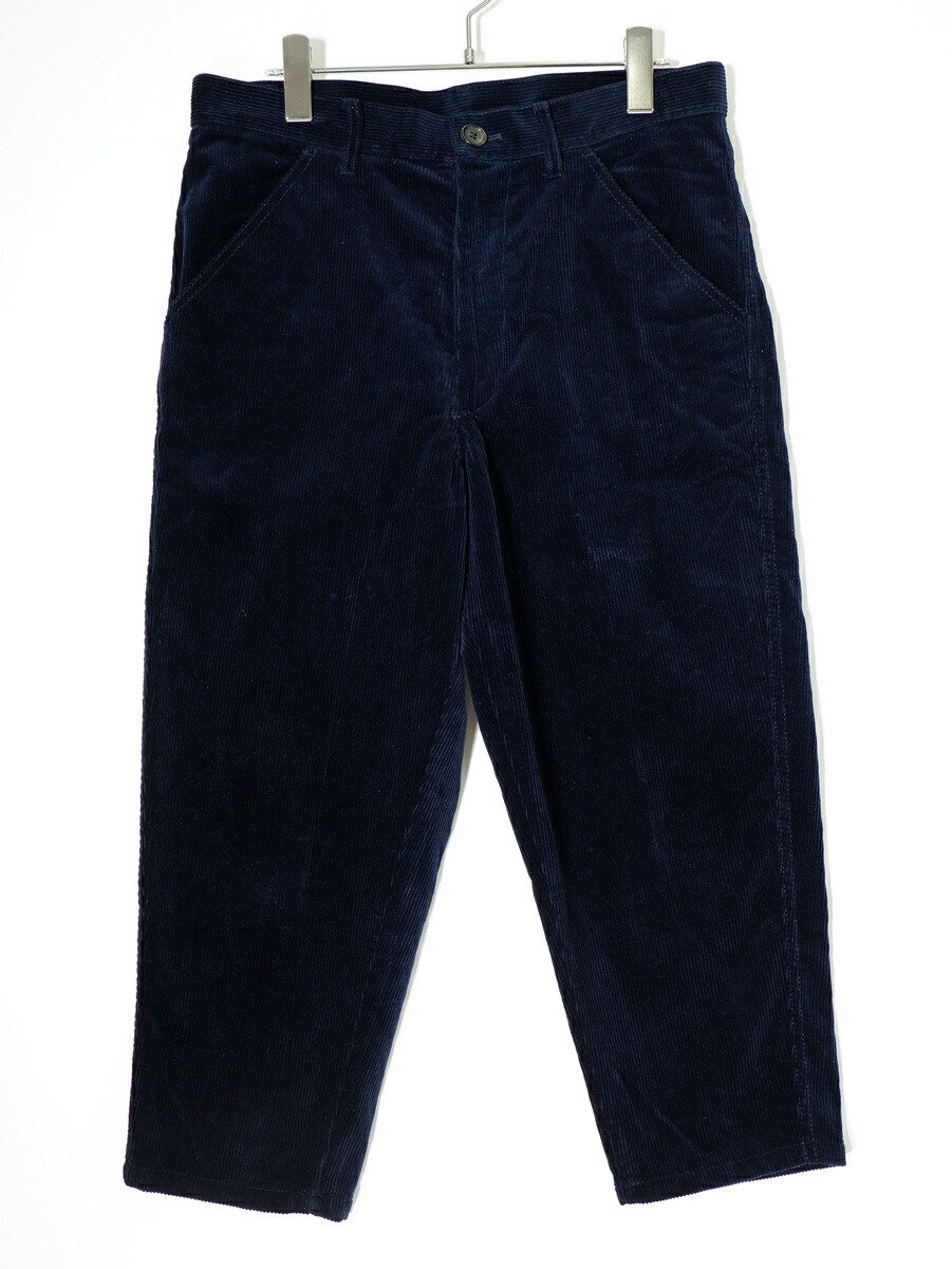 【百貨店SALE継続期間中尖んがり5倍!】COMME des GARCONS SHIRT boysコムデギャルソンシャツ ボーイズ コーデュロイテーパードクロップドパンツ【MPTA81388】【米国海軍】【XS】【中古】【沖縄.離島以外 貨物輸送無料】【DM260407】