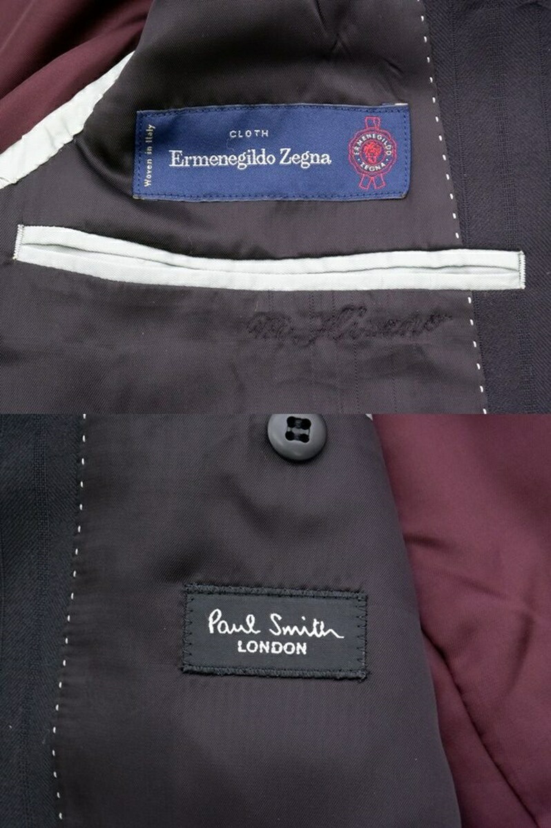 PAUL SMITH LONDONポールスミス ロンドン 高級Ermenegildo Zegnaゼニア