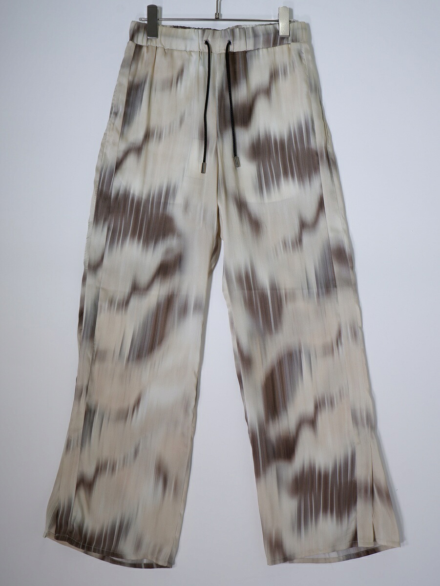 CHICSシックス 2023SS AP STUDIO別注 print pants(プリントパンツ)新品【LPTA81291】【BEIGE】【38】【未使用】【沖縄.離島以外 送料無料】【DM260324】