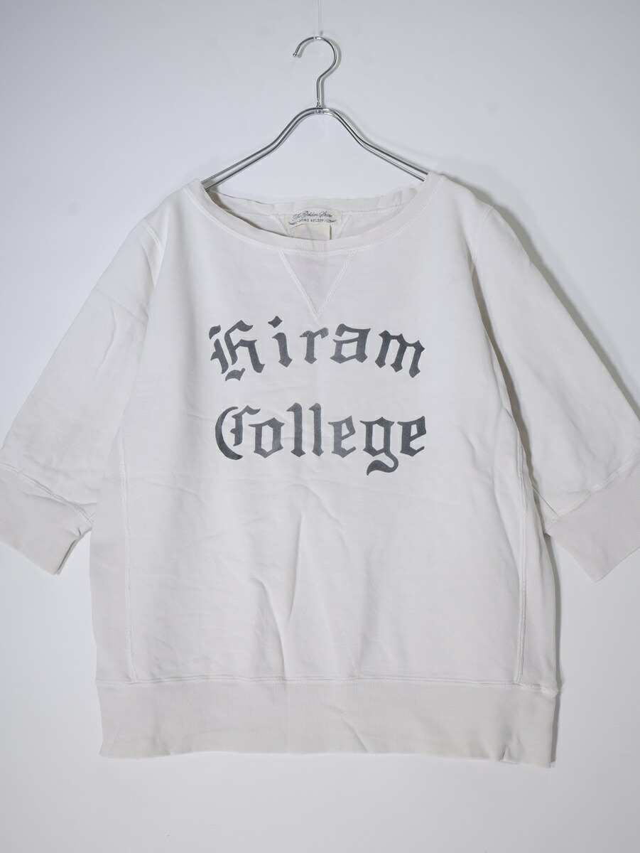 アパルトモンレミレリーフCut Off Sleeve Sweat REMI RELIEF/レミ レリーフ】 ILLINOIS HALF SLEEVE T SHIRT（T
