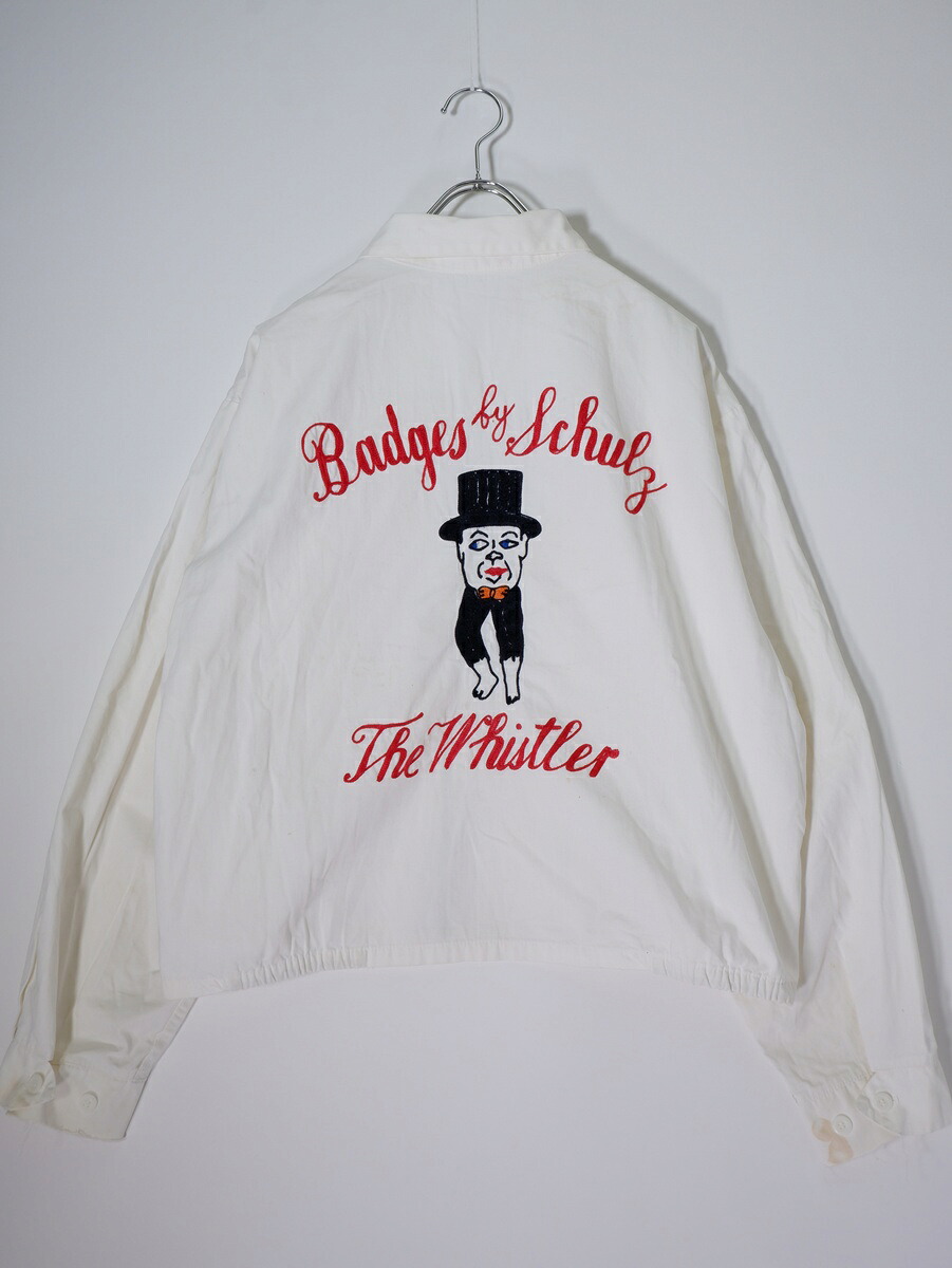 VINTAGE.ヴィンテージ品 60&rsquo;s 60年代 DAN RIVER The Whistler チェーン刺繍 スイングトップジャケット【MJKA82693】【ホワイト】【XL】【中古】【沖縄.離島以外 送料無料】【DM260707】｜ブランド古着の買取販売 渋谷FILT 20,920円