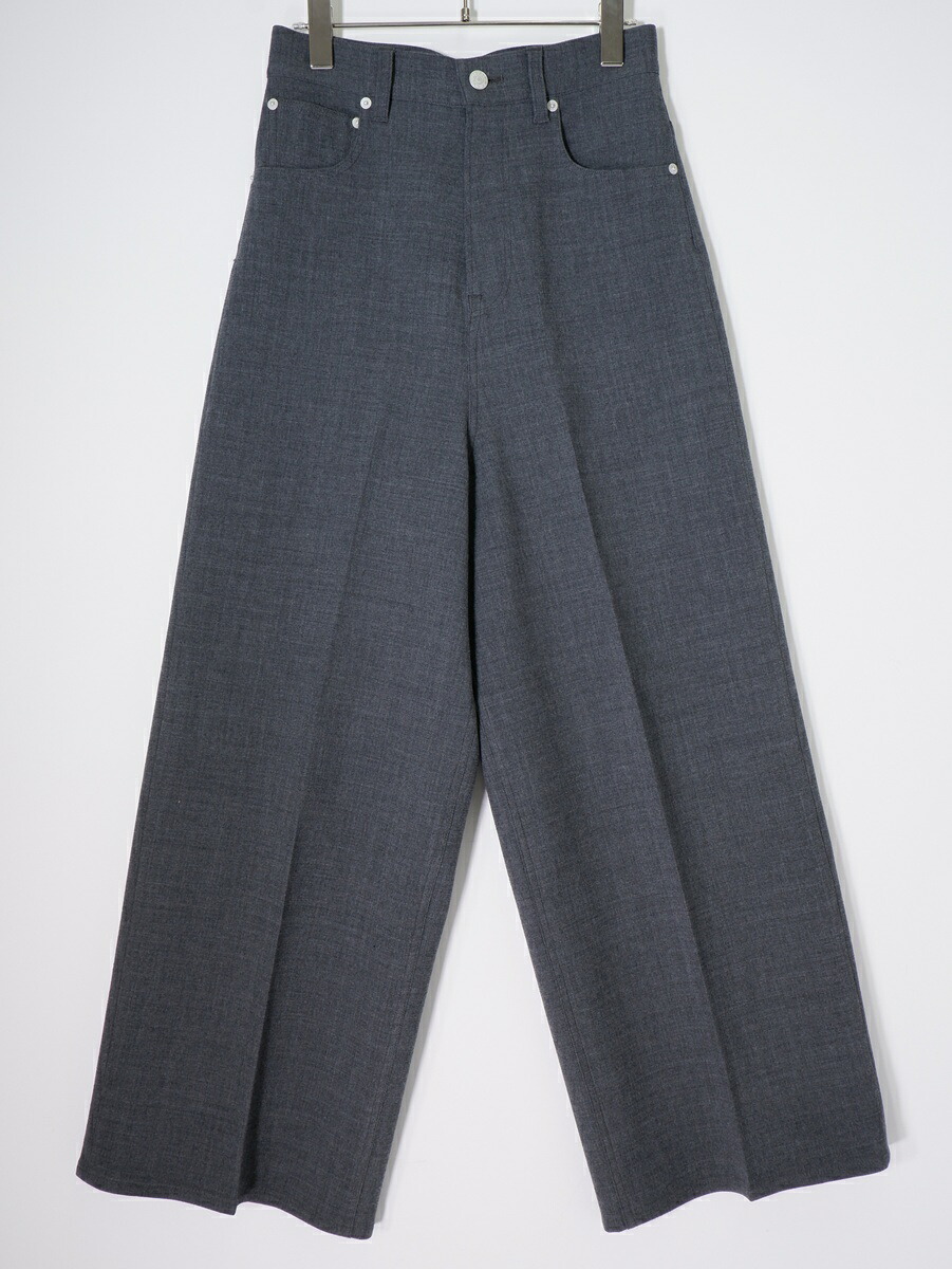 Col Pierrotコルピエロ 2024 MUSE de Deuxieme Classe別注BUCKLE パンツ【LPTA80694】【グレー】【34】【中古】【沖縄.離島以外 送料無料】【DM260120】