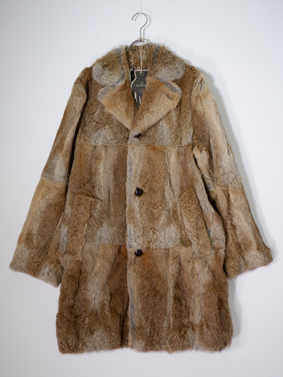 【百貨店SALE継続期間中尖んがり5倍!】GLAD HANDグラッドハンド GOODGRACE RABBIT FUR COATラビットファーコート未当て嵌める品【MCTA82194】【ベージュ】【L】【未当て嵌める】【沖縄.離島以外 貨物輸送無料】【DM260519】