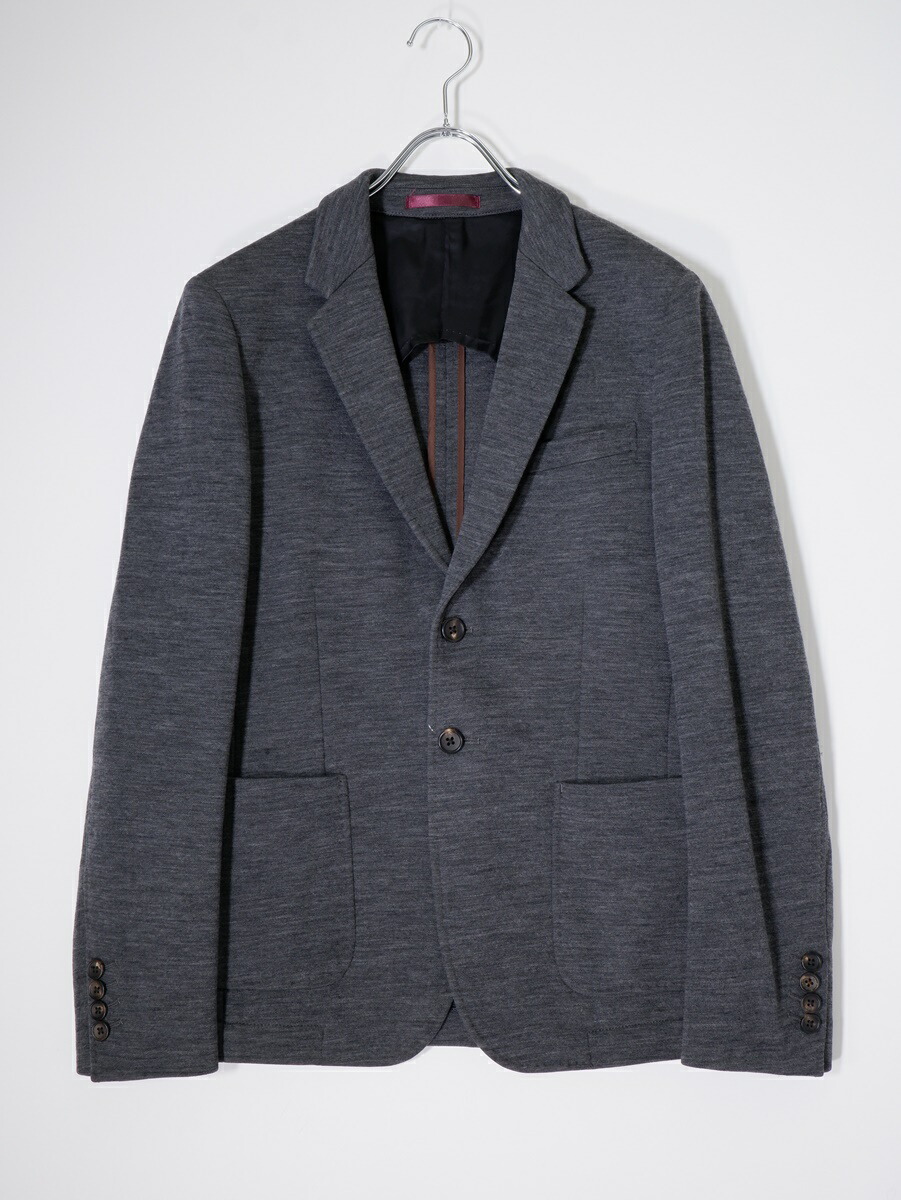 ●新品●送料185円 価8640円 ポールスミス リネンレーヨンシルクスカーフ ショール メンズ グレー フリーサイズ Paul Smith コットンリネン 3Bジャケット ｜ポール・スミス