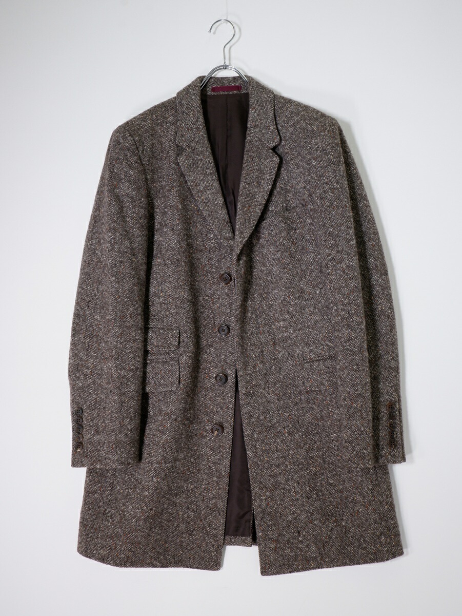 未使用 ポールスミス オレンジカラー 1BTN ウールジャケット M-Lサイズ ウィメンズ ラストオレンジ フェイクファー コート ｜ポール・スミス