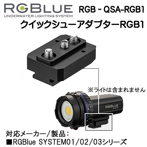 RGBlue アールジーブルー RGB-QSA-RGB1 対応メーカー 製品 ダイビング