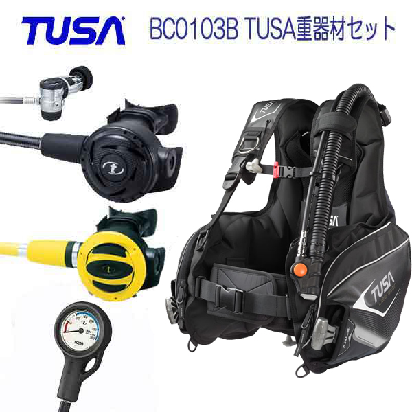 ☆未使用 TUSA ツサ レギュレーターセット 重器材 スキューバダイビング-
