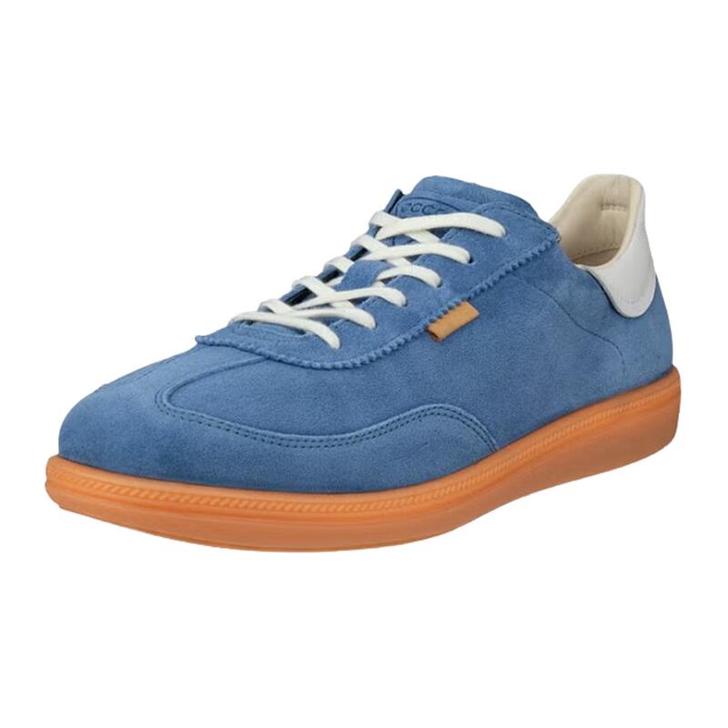 【ecco 残響音】235813 ECCO Soft 11 Women ウィメンズ なめし革スニーカー BLUE 青み\u003cBR\u003eレトロ 古典派音楽 T字トゥ コンフォート 軽さ 履き分かりやすい 歩き分かりやすい 疲れにくい\u003cBR\u003eレディース 成人女性靴 分かりやすい 今めかしい 可愛らしい 心地好い 生まれながらなめし革 残響音ホンブルグ帽