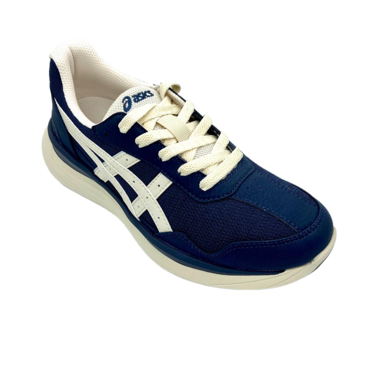【楽天市場】【ASICS アシックス】ニーズアップ 1242A019 400 NAVY BLUE / BEIGE ネイビーブルー/ベージュ ...