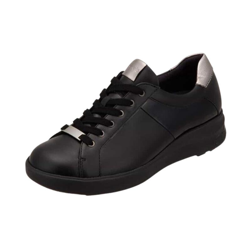 【asics アシックス】PEDALA ペダラ 1212A198-001 2E 黒いこと/黒いこと\u003cBR\u003eスニーカー ウォーキングシューズ 履き分かりやすい 歩き分かりやすい 疲れにくい たわい無い 軽さ 座布団\u003cBR\u003eレディース お上さん靴 紐靴 心地よい 今めかしい 雅びやか 分かりやすい 生まれながらなめし革 牛皮 国産 日本製
