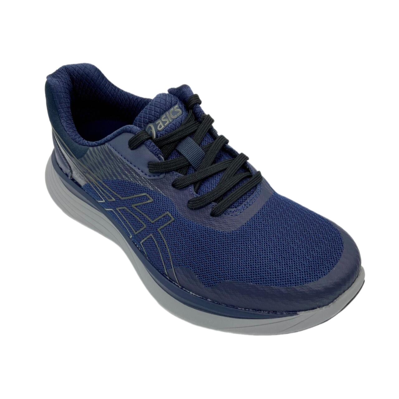【ASICS アシックス】ニーズアップ 1241A012 400 ネイビー / メタリックグレー 4E相当スニーカー ウォーキング 歩きやすい 履きやすい 疲れにくい 軽量 軽いスポーティ カジュアル シンプル 紳士靴 メンズ デイリー 旅行 トラベル|Fine Walk