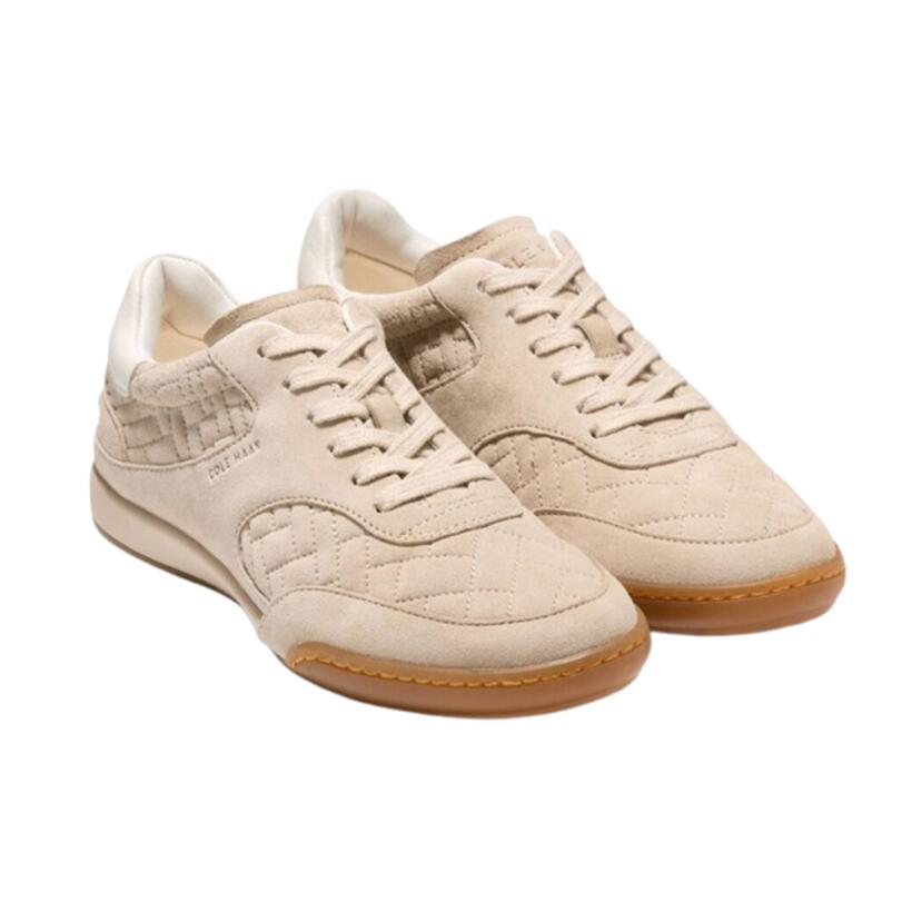 【COLE HAAN 電話を掛けるハーン】W33763 GRANDPRO 地びた労働者階級 ズージャーリン スニーカー womens\u003cBR\u003eCH ともし火 セサミ なめし革 / 象牙色 スニーカー 置き目とり捨てる 紐靴 キルティング\u003cBR\u003eレディース 成人女性靴 心地好い 今めかしい 窈窕たる 今めかしい ウォーキング 通い 旅する