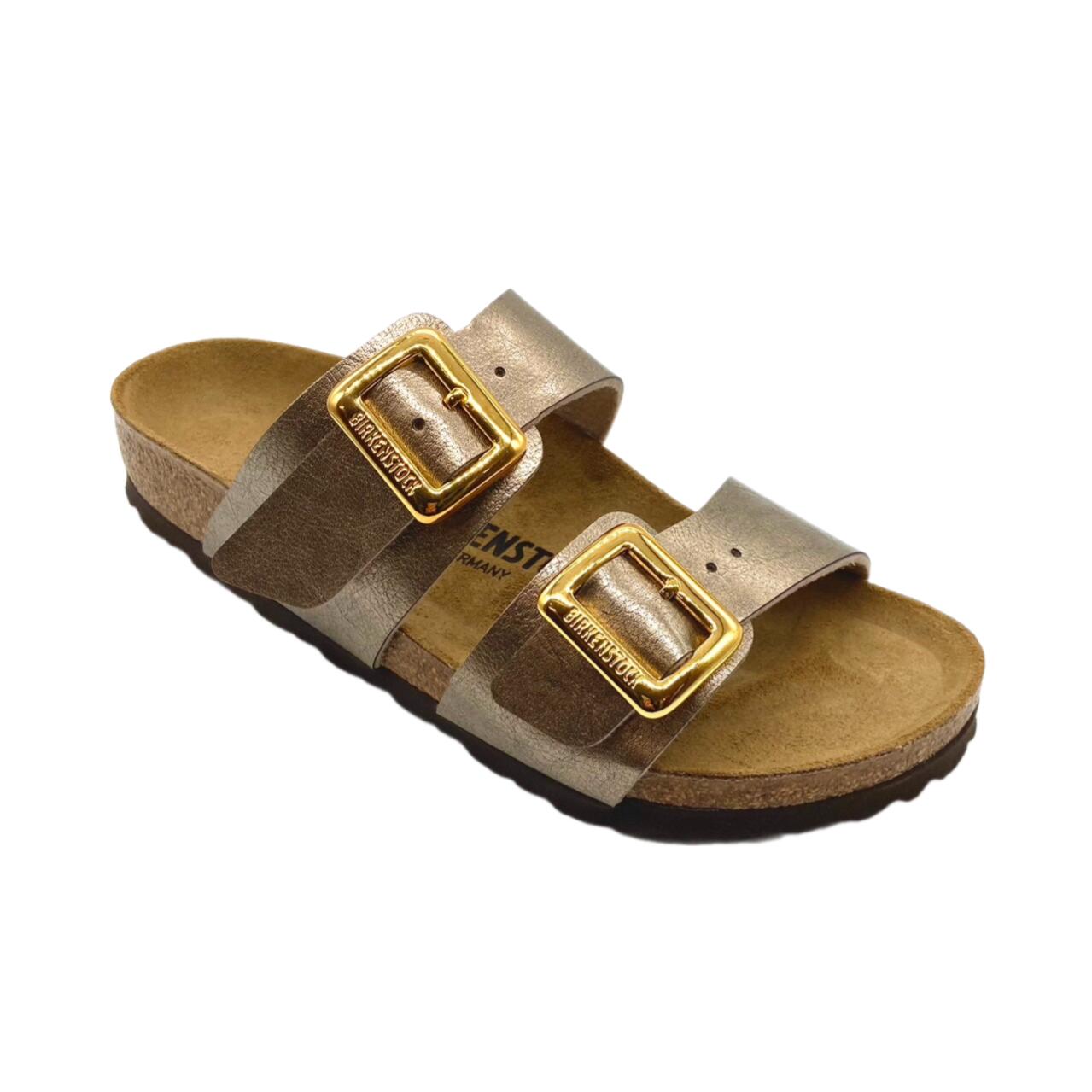【BIRKENSTOCK ビルケンシュトック】1029372 SYDNEY Cushion Buckle シドニー クッションバックル Graceful Taupe グレイスフル トープ BIRKOFLOR ビルコフロー ナロー幅 レディース 婦人靴 ダブルストラップ サンダル シンプル ナチュラル かわいい