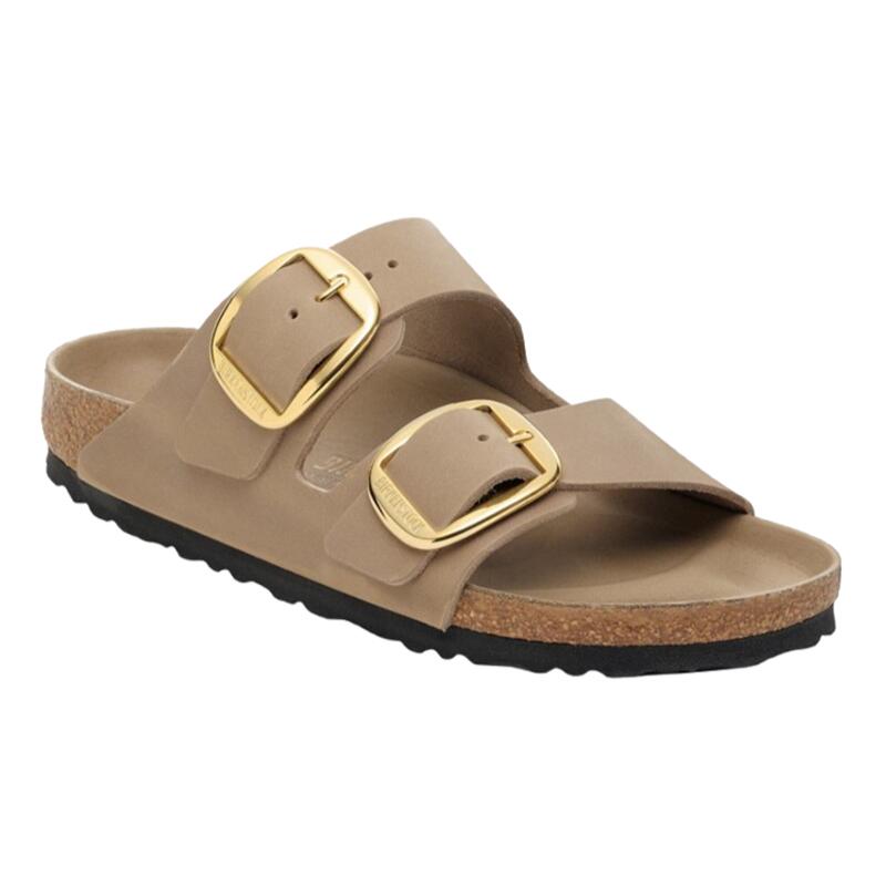 【BIRKENSTOCK ビルケンシュトック】1030395 ARIZONA BIG BUCKLE アリゾナ ビッグバックル  ナロー幅\u003cBR\u003eTOBACCO BROWN 葉巻きタバコ赤銅色 オイルドレザー コンフォートサンダル \u003cBR\u003eレディース 亭主もち靴 ダブルバックル 胴締めサンダル 愛くるしげ かっこ良い 自然的 靴-レディース靴