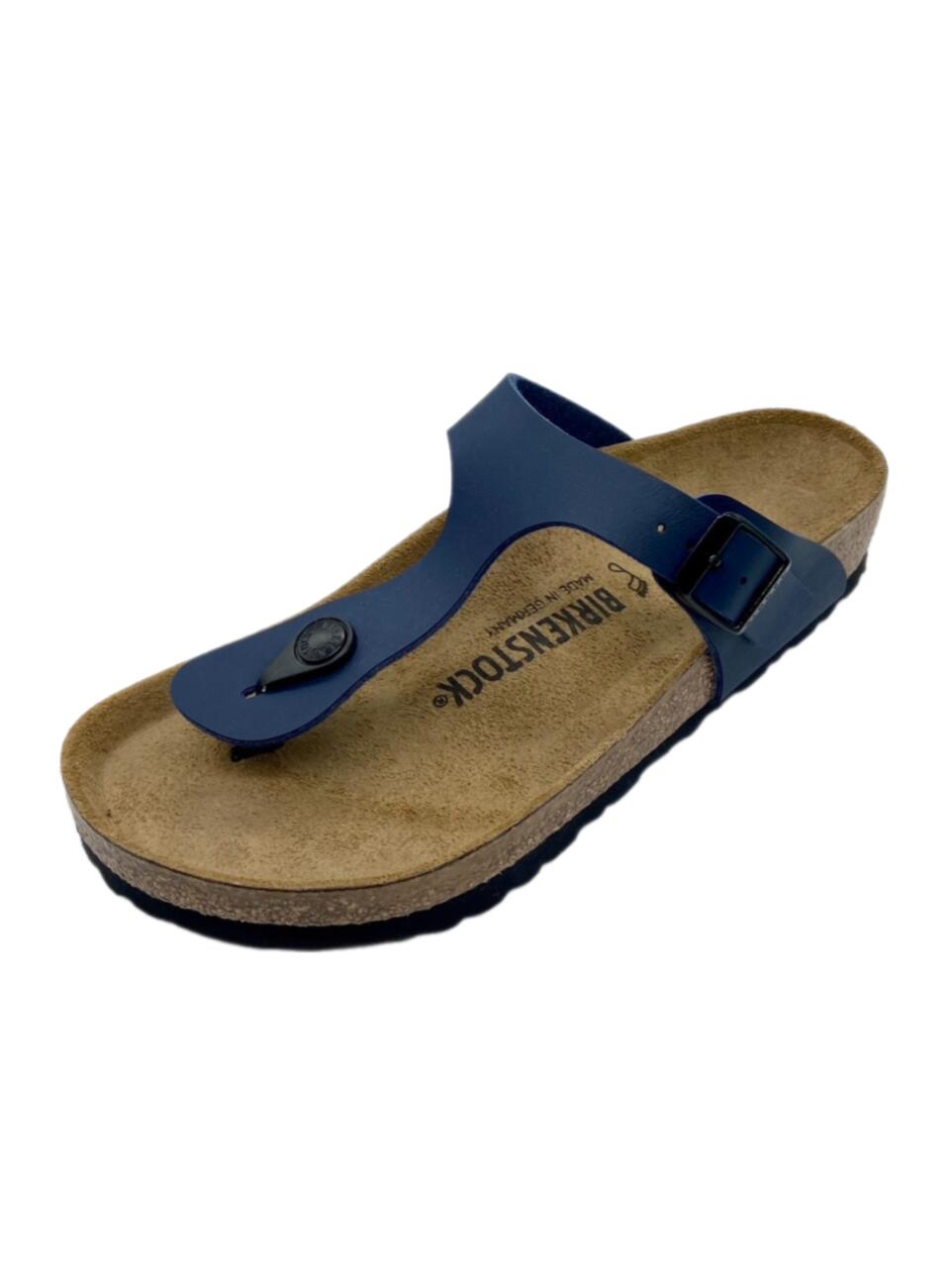 【BIRKENSTOCK ビルケンシュトック】 143621 GIZEH ギゼ BLUE 青碧 青 レギュラー幅 幅ひろい\u003cBR\u003eトングサンダル ビルコフロー スエードクロス ユニ一発やる レディース メンズ\u003cBR\u003e今めかしい 分かりやすい 自然的 成人男性靴 お上さん靴 米国海軍 紺 コンフォートサンダル 思わしい\u003cBR\u003e
