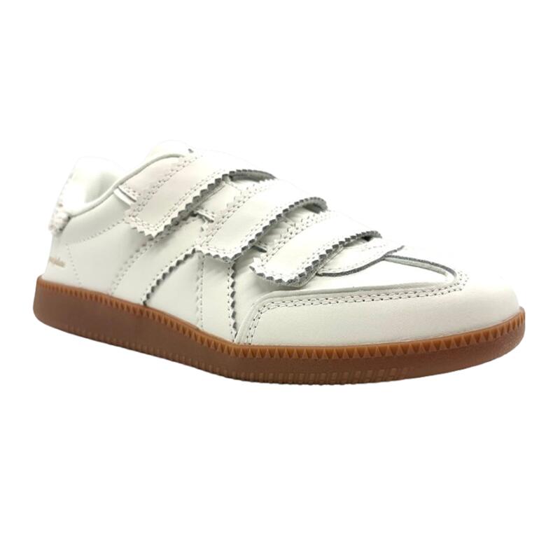 【ASFVLT アスファルト】ELV02 ELITE CLASSIC VELCRO WHITE WHITE GREY TWEED 白いこと×薄墨色ツィード\u003cBR\u003eスニーカー ガムフラットソール 滑りにくい 履き分かりやすい 歩き分かりやすい 疲れにくい 御膳上等\u003cBR\u003eエリート古典派音楽 ベルクロ 成年者 今めかしい 愛くるしげ 目論む 流行り物